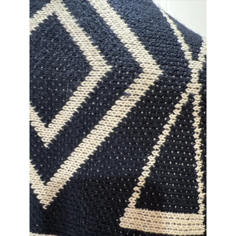 Passion 4 Fashion Blue Black Tan Blanket Shawl/Covering With Fringe